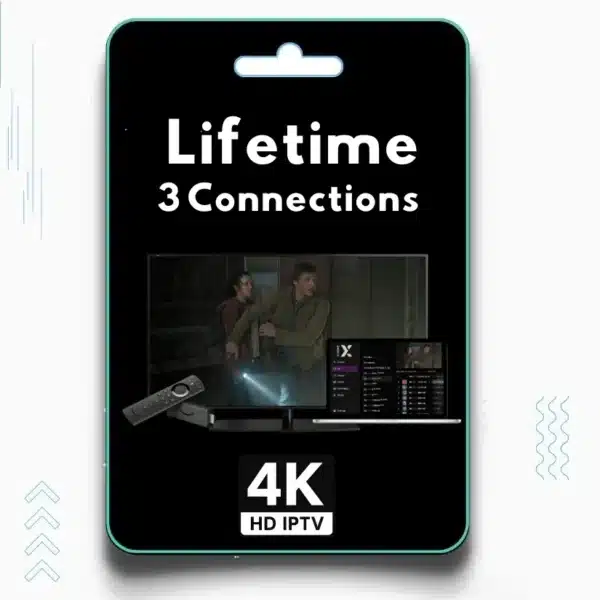 4K IPTV Lifetime 3 Connections Plan Image