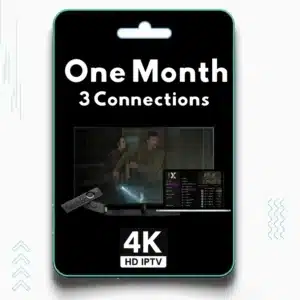 4K IPTV Monthly 3 Connections Plan Image
