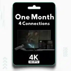 4K IPTV Monthly 4 Connections Plan Image