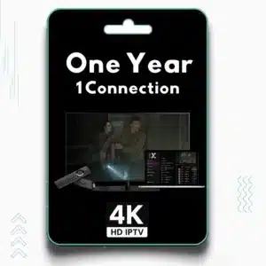 4K IPTV Yearly 1 Connection Plan Image