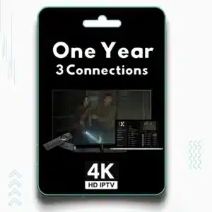 4K IPTV Yearly 3 Connections Plan Image
