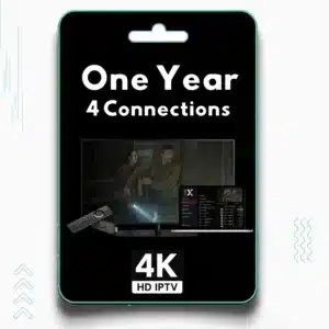 4K IPTV Yearly 4 Connections Plan Image